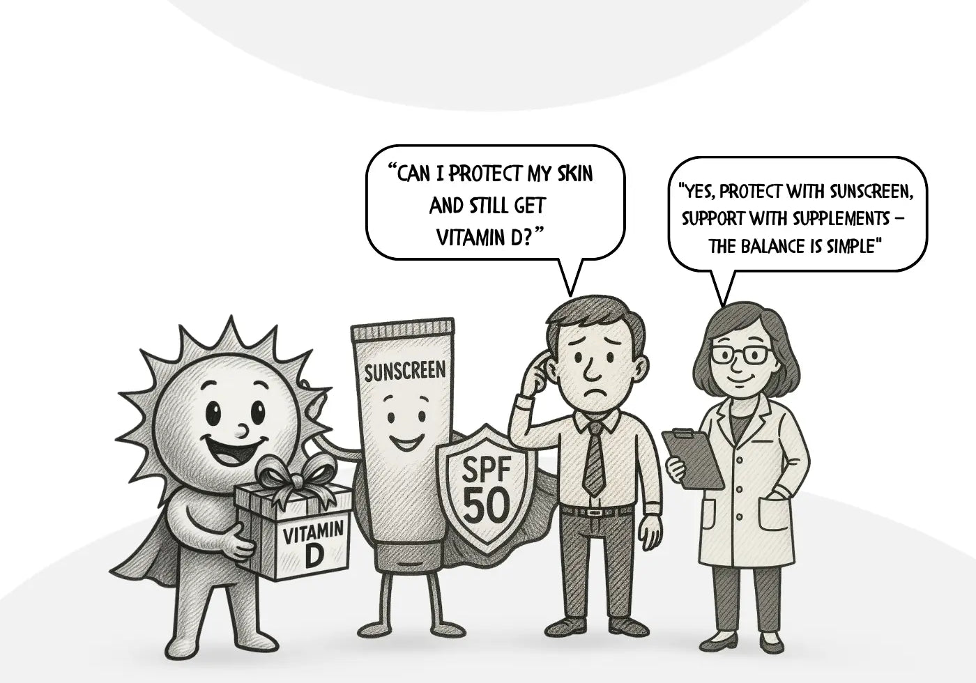Can using sunscreen cause vitamin D deficiency?