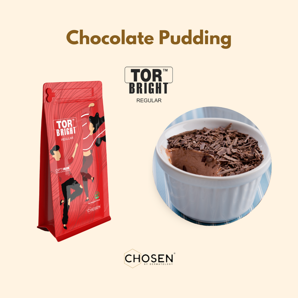 Chocolate Pudding with TOR™ Bright OptiMSM supplement