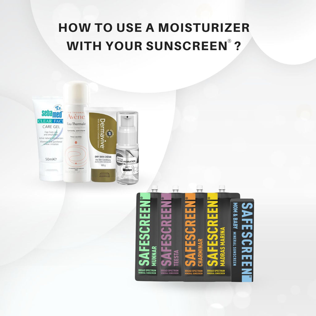 How to use a moisturizer with your sunscreen