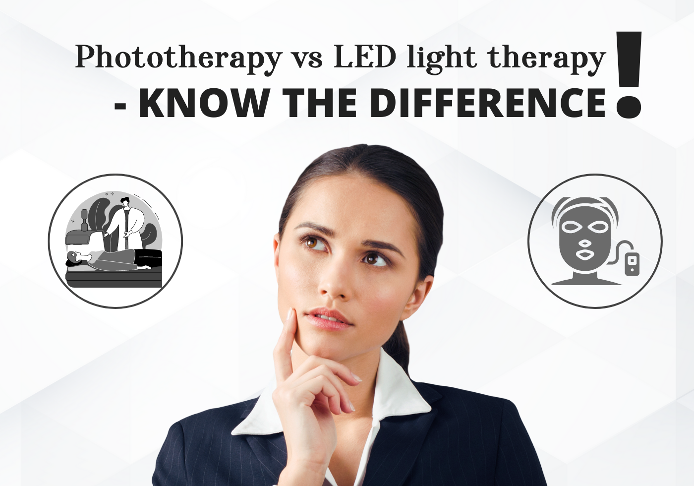 Phototherapy vs LED light therapy