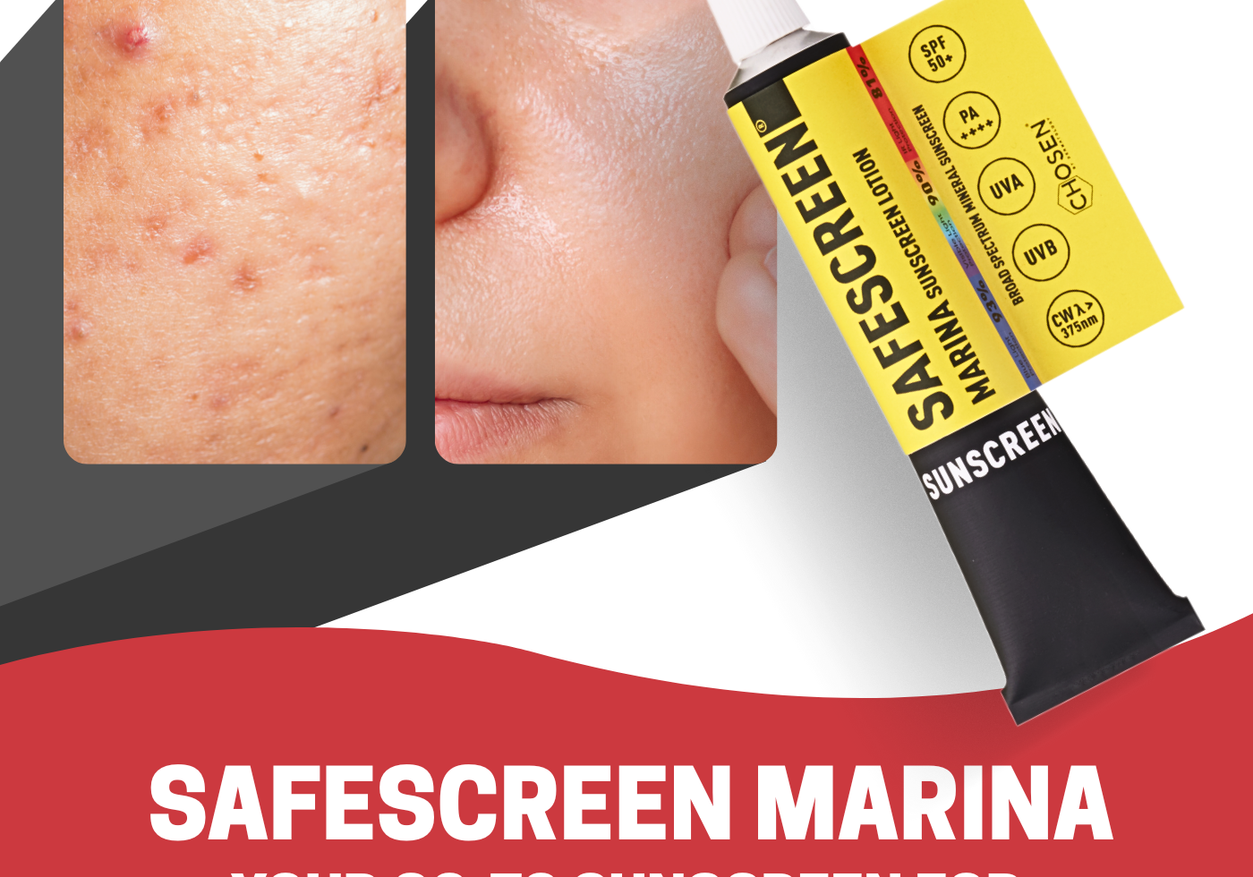 Why SAFESCREEN Marina is the best sunscreen for very oily, acne prone skin in India?