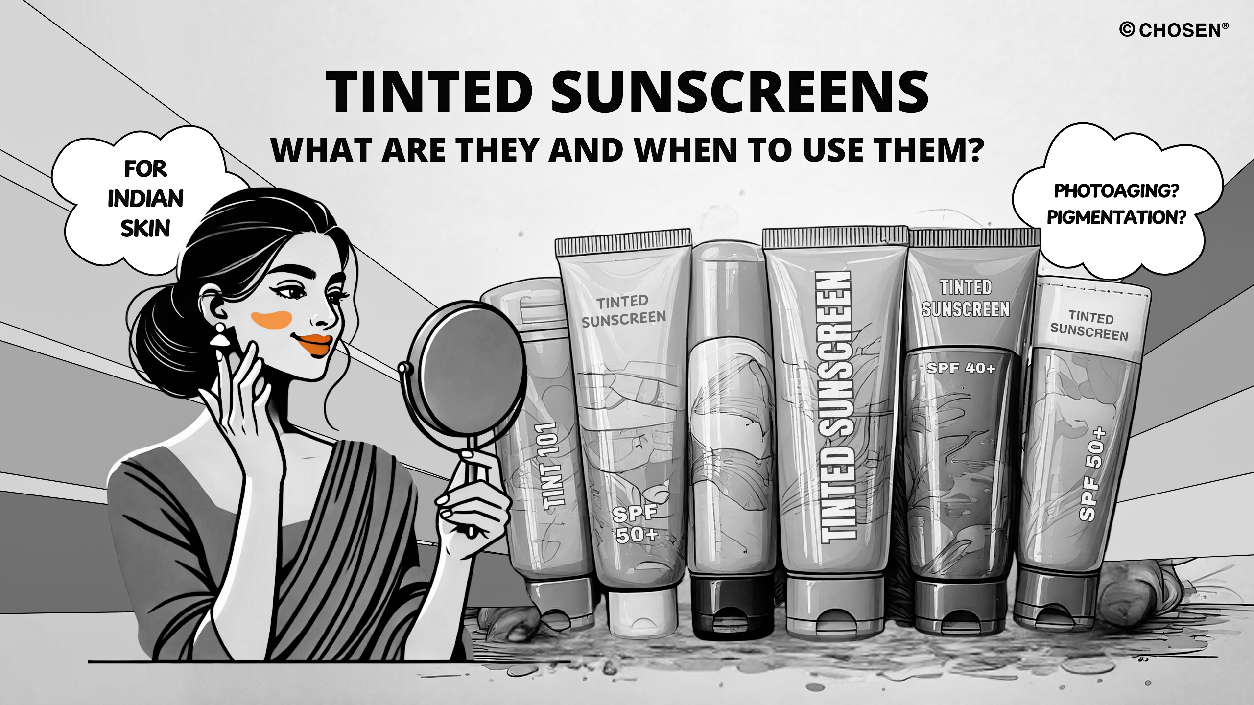 Tinted sunscreens – what are they and when to use them?