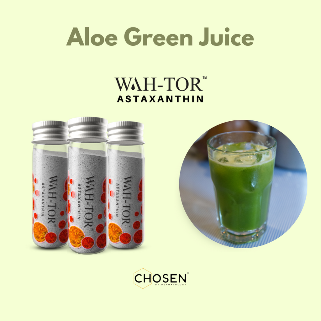 Aloe Green Juice with WAH-TOR™ Astaxanthin Powder