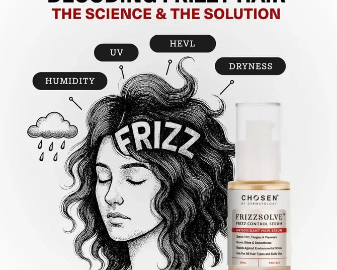 What causes frizzy hair?