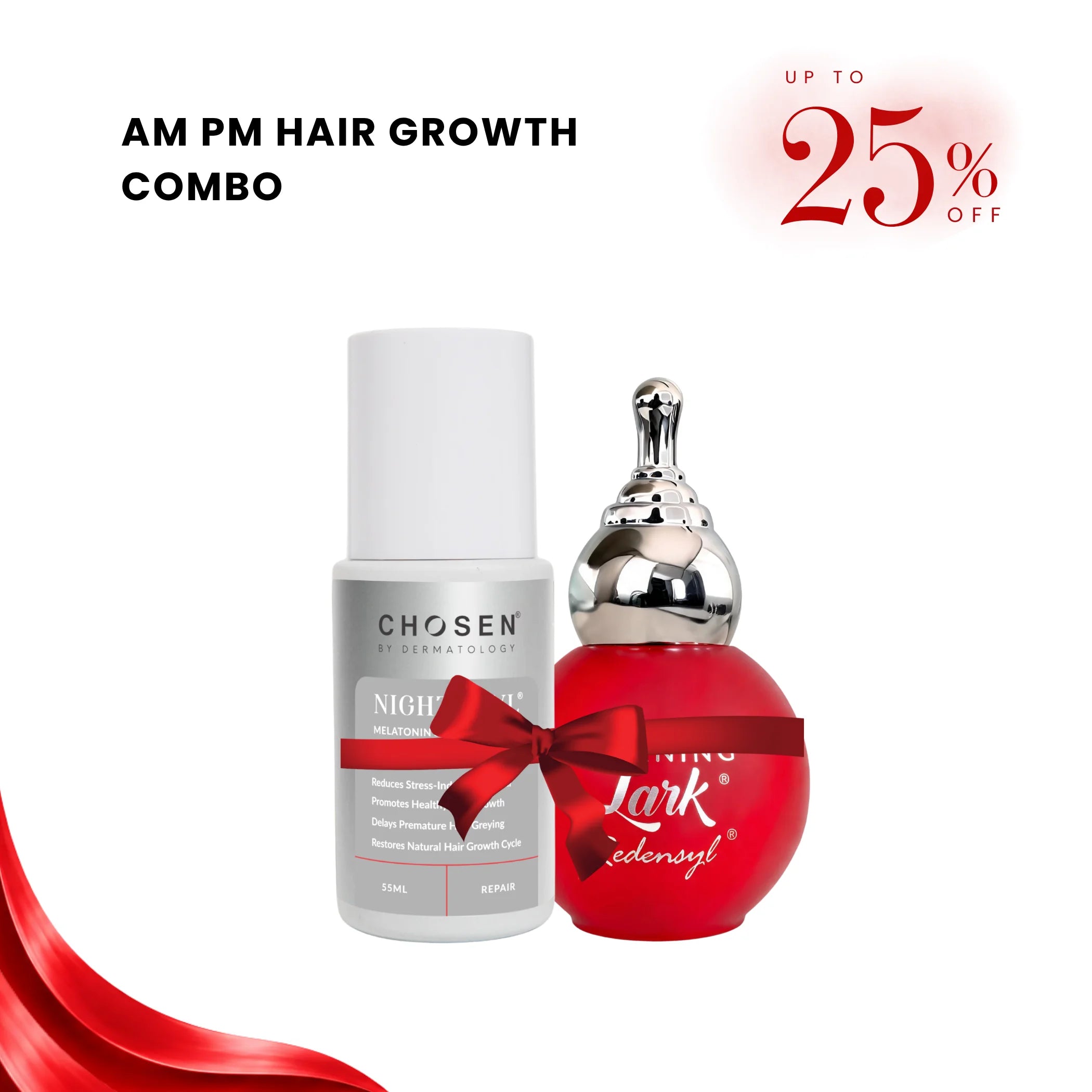 AM - PM Hair Growth Serum Combo
