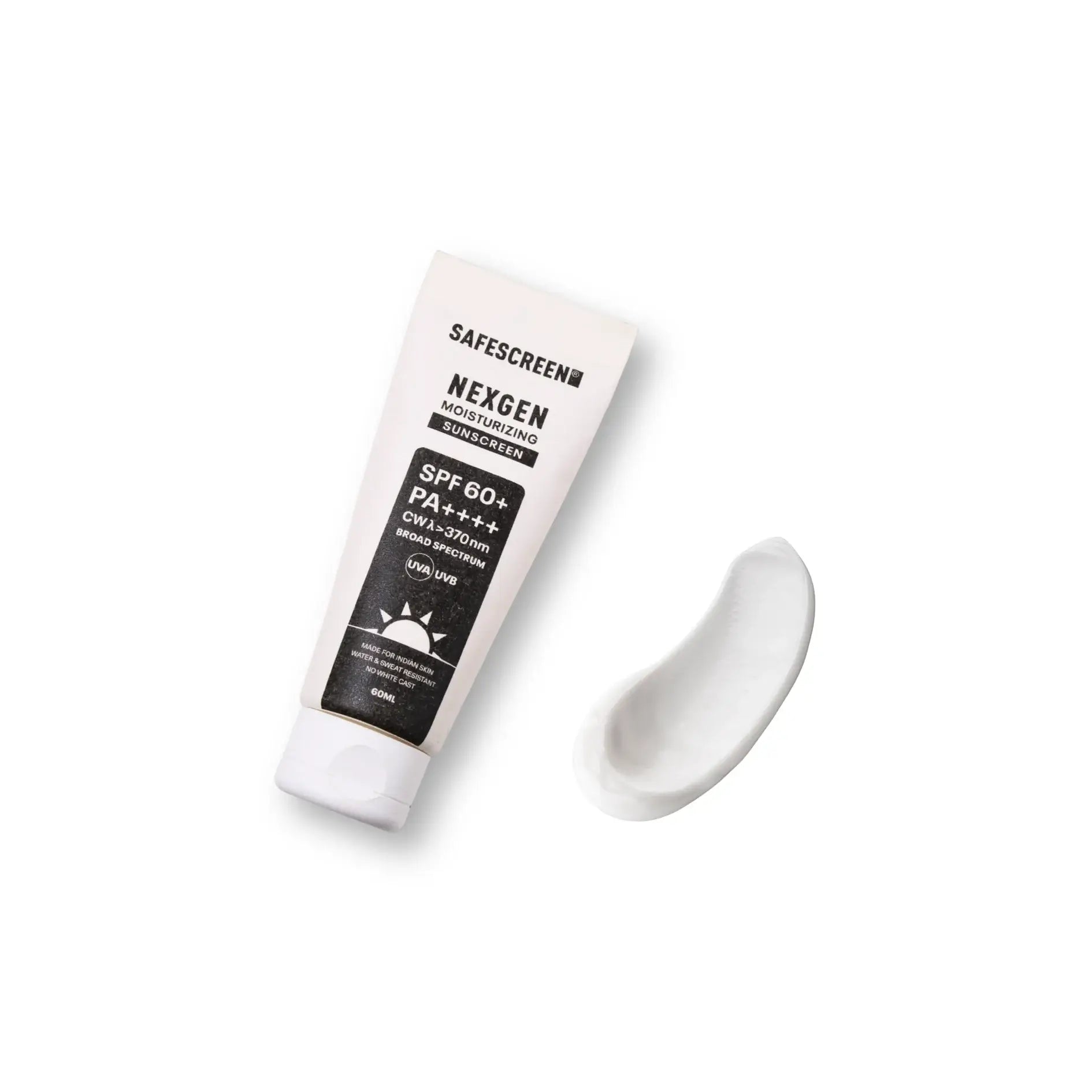 SAFESCREEN® NEXGEN SPF 60+ Moisturizing Sunscreen