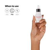 Best retinol face serum - hand image