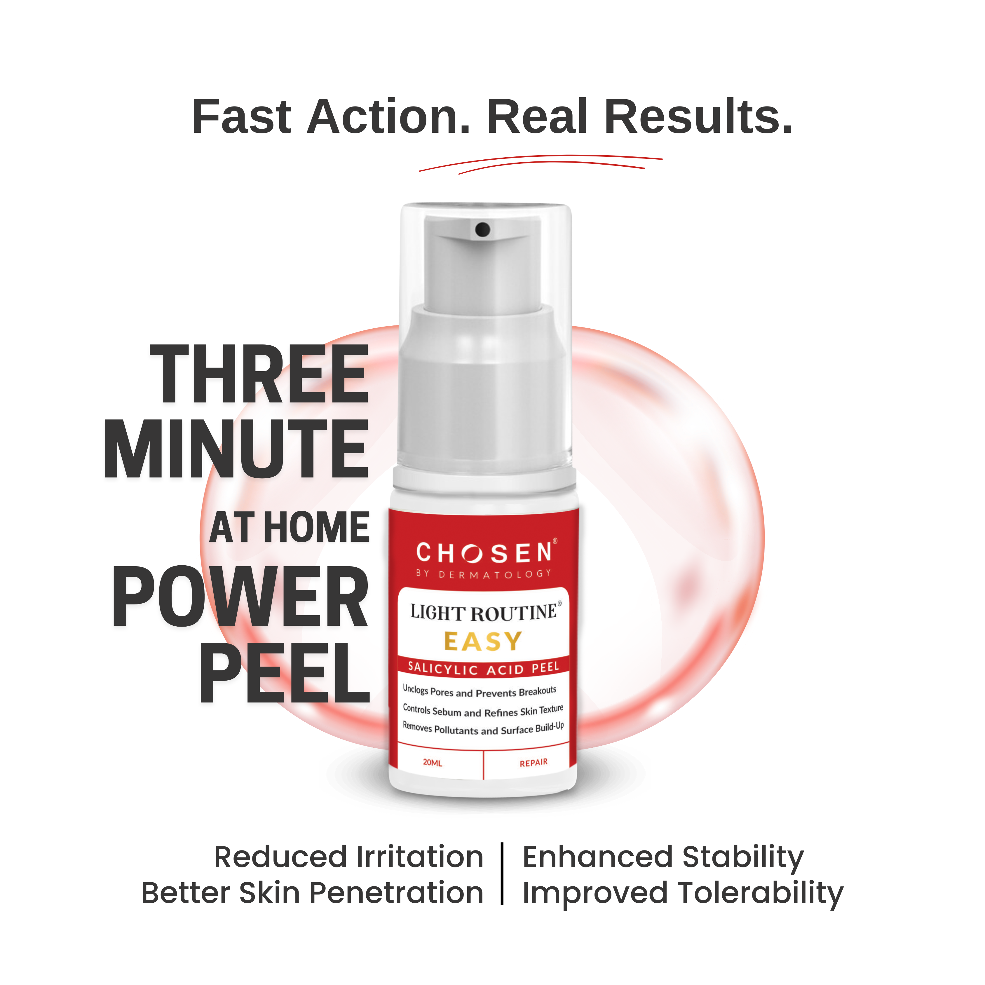 Three minute at home power peel