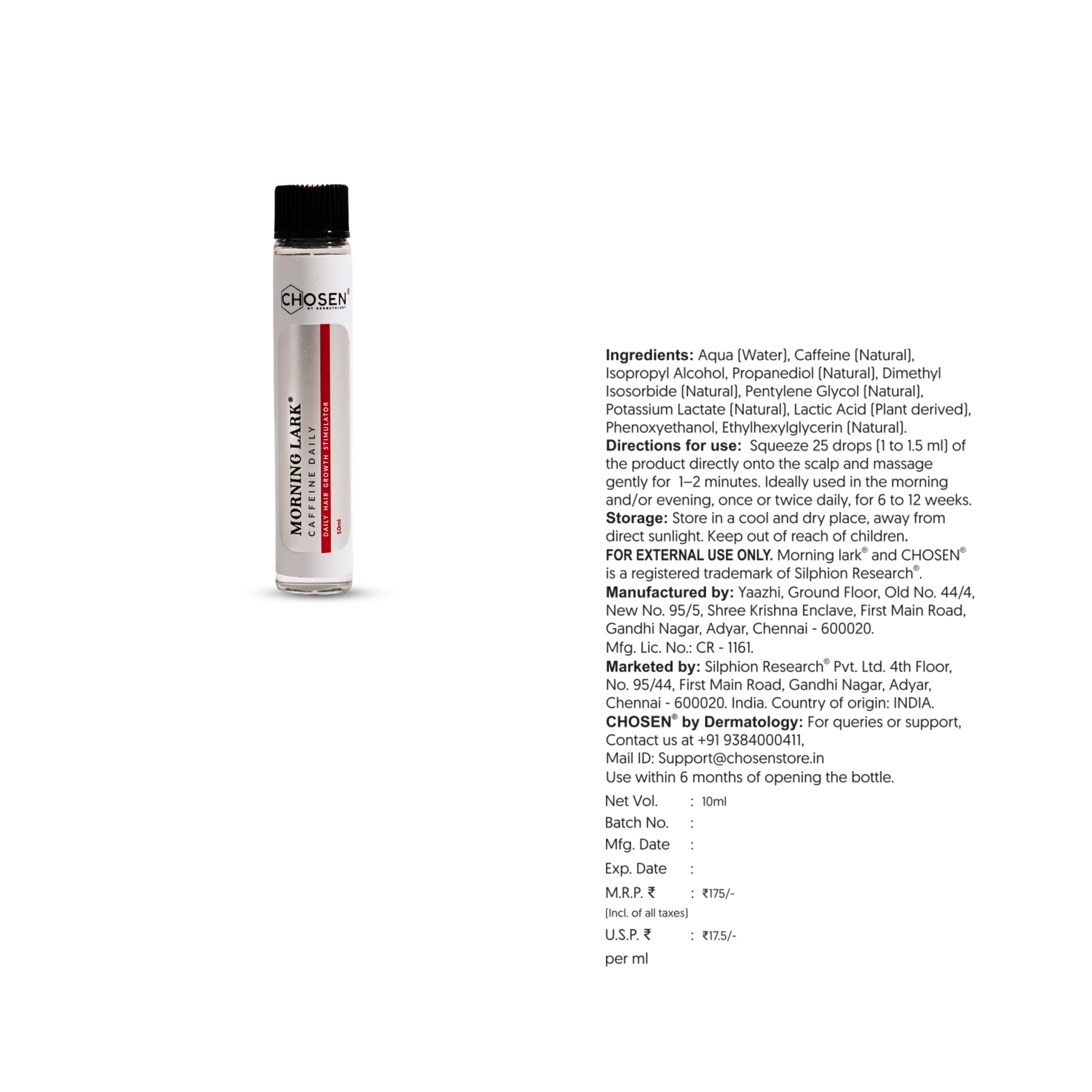 Morning Lark® Caffeine Daily Scalp Solution