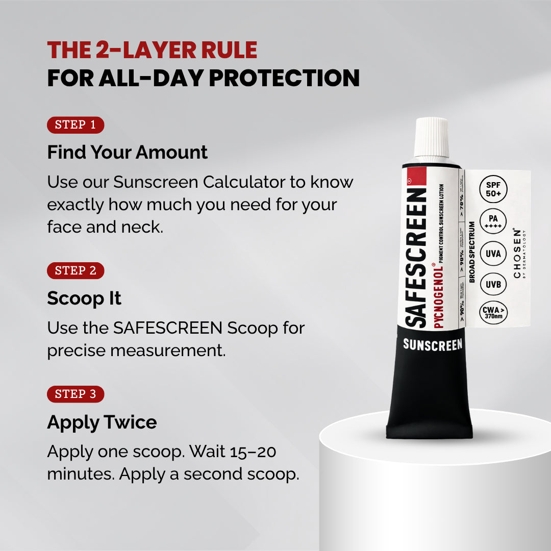 SAFESCREEN® Pycnogenol® Pigment Control Sunscreen Lotion SPF 50+
