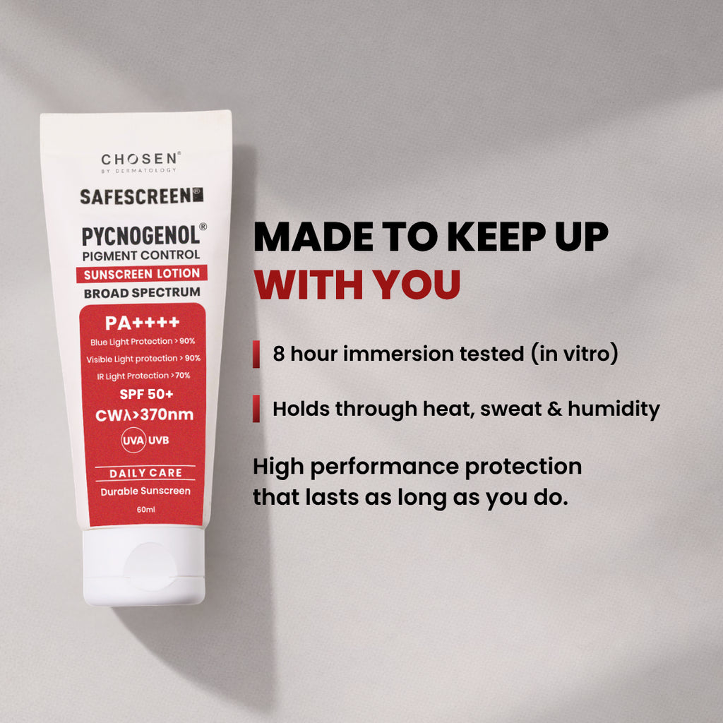 SAFESCREEN® Pycnogenol® Pigment Control Sunscreen Lotion SPF 50+