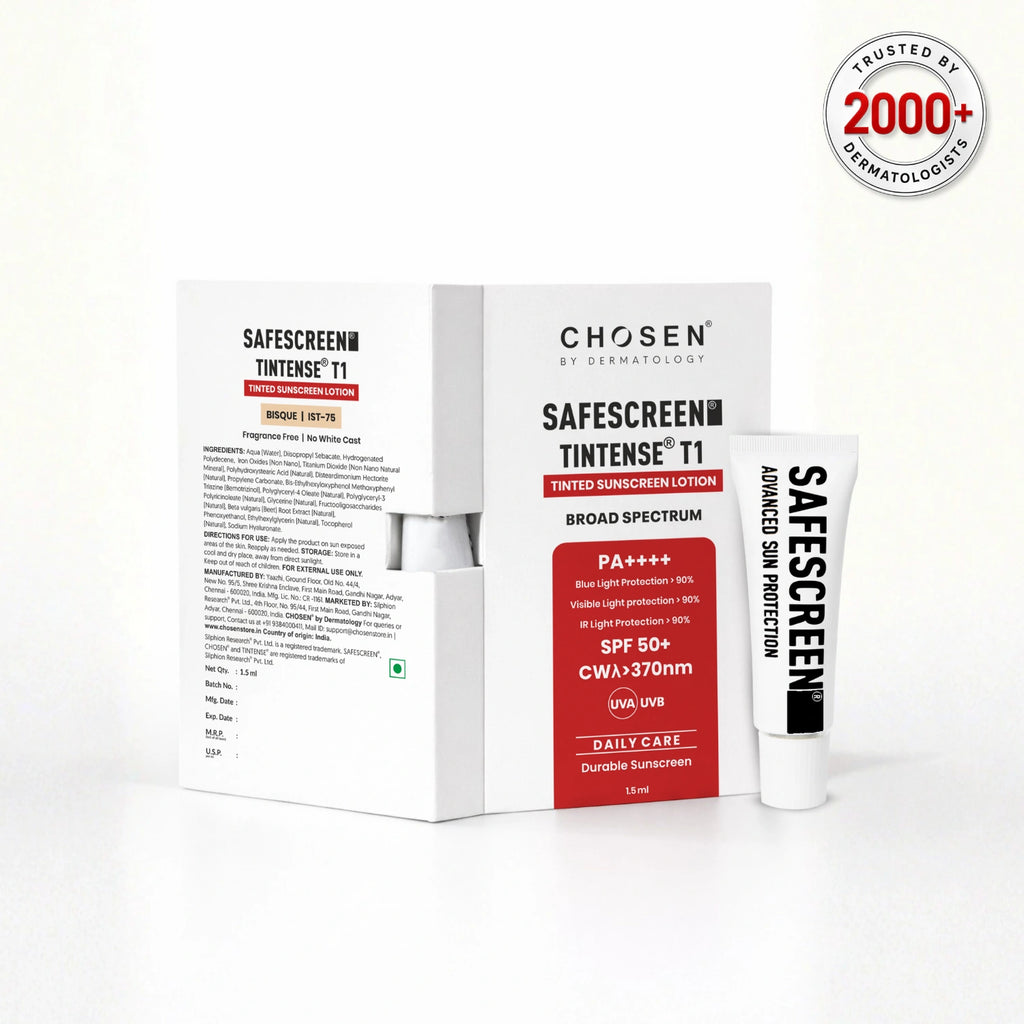 SAFESCREEN TINTENSE T1 (Bisque) SPF 50+ Mini Pack 1.5ml (Redeem for 150 Zola Points)