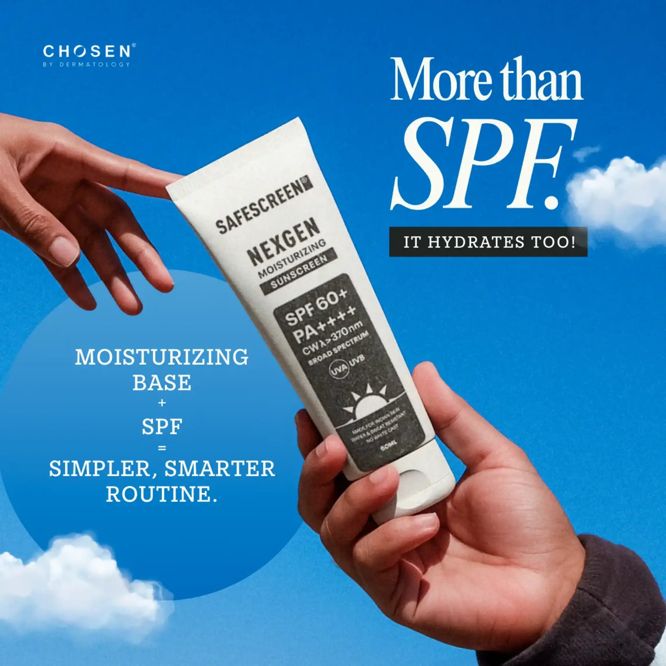SAFESCREEN® NEXGEN SPF 60+ Moisturizing Sunscreen