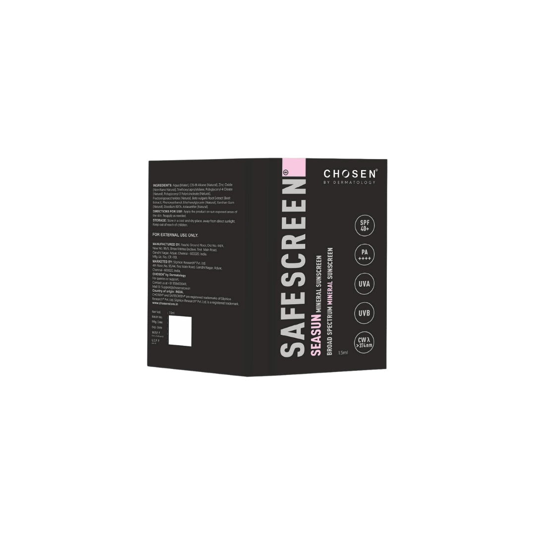 SAFESCREEN Seasun Sample 1.5ml Label