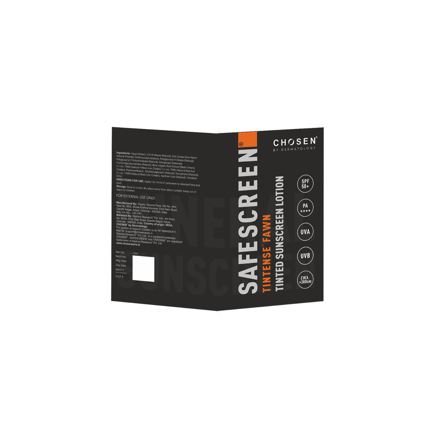 SAFESCREEN TINTENSE Fawn Mini Pack 1.5ml (Redeem for 150 Zola Points)