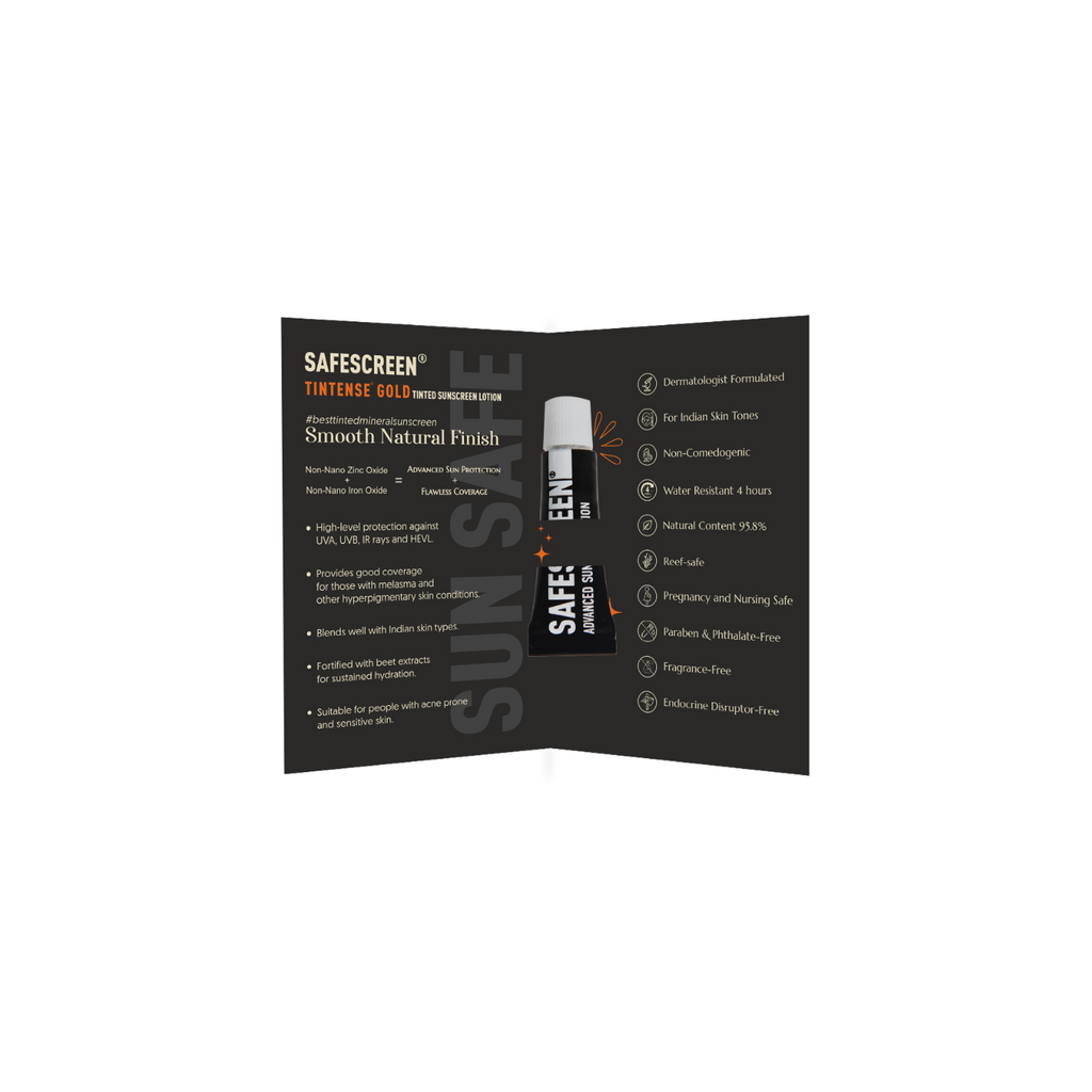 SAFESCREEN TINTENSE Gold Mini Pack 1.5ml (Redeem for 150 Zola Points)