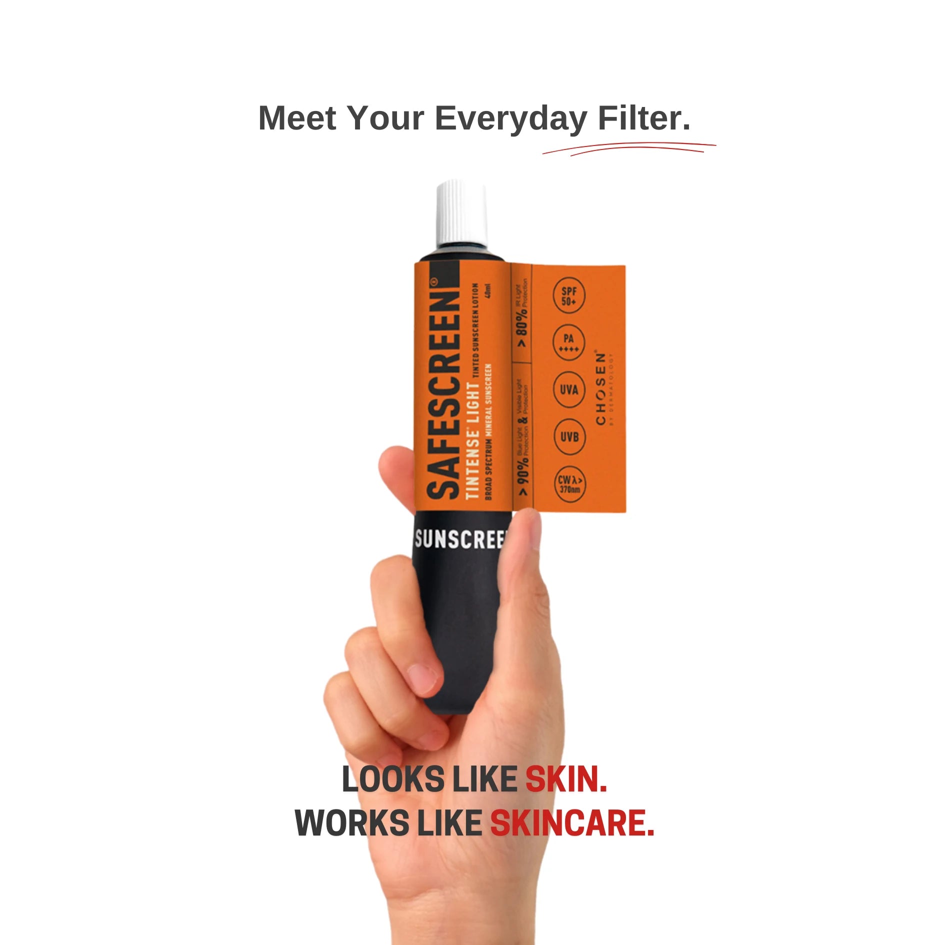 SAFESCREEN® TINTENSE® Light IST-88 Tinted Sunscreen Lotion SPF 50+