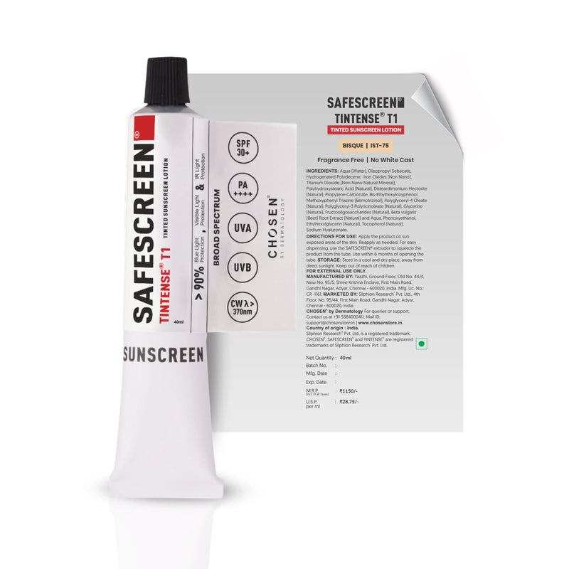 Tinted Sunscreen for Medium Indian Skin | Tintense Bisque