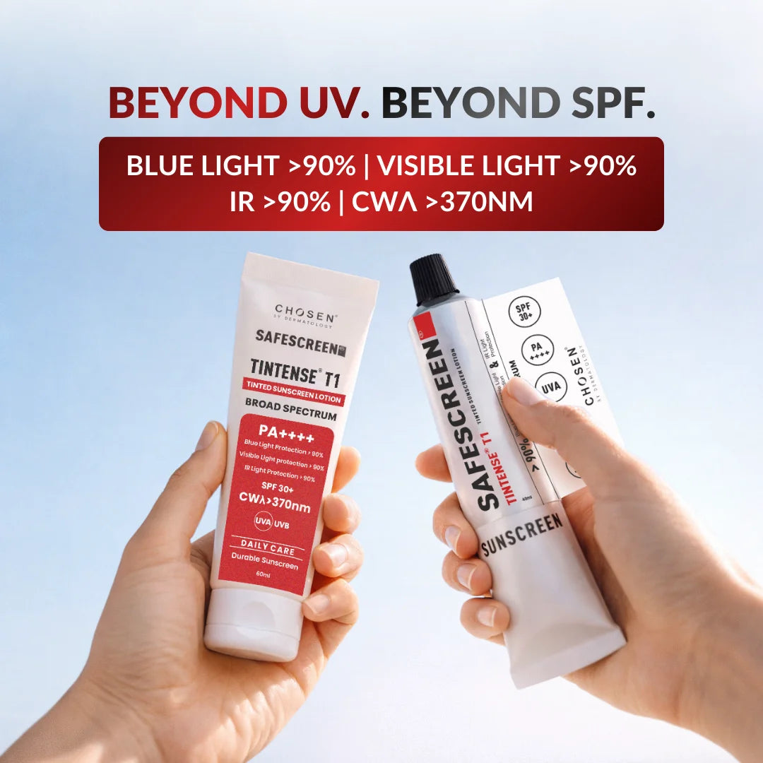 SAFESCREEN® TINTENSE® T1 (Bisque) Tinted Sunscreen Lotion PA++++ SPF 30+