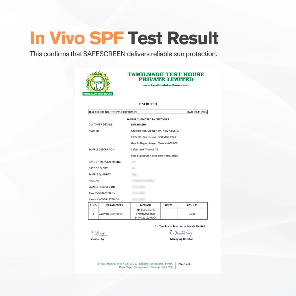 SAFESCREEN® TINTENSE® T3 (Beige) Tinted Sunscreen Lotion PA++++ SPF 30+