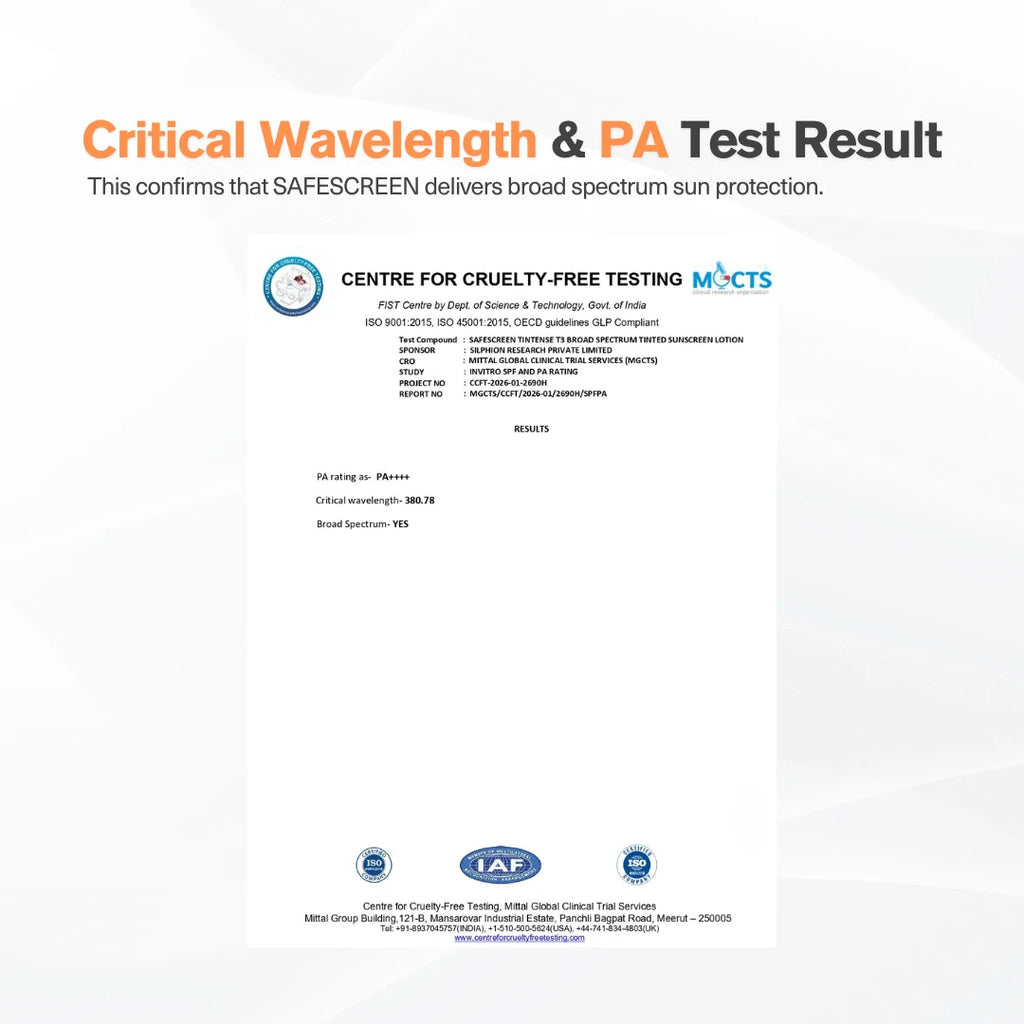 SAFESCREEN® TINTENSE® T3 (Beige) Tinted Sunscreen Lotion PA++++ SPF 30+