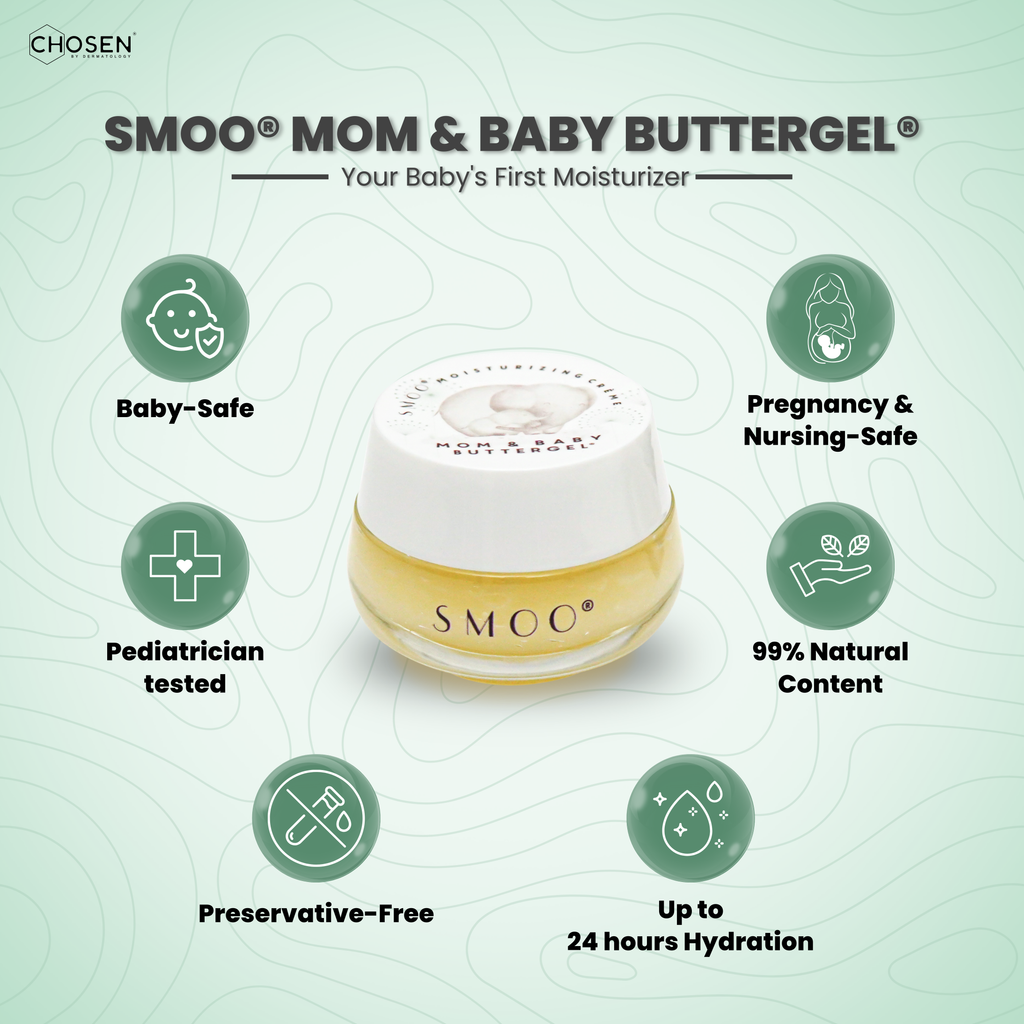 Benefits of SMOO Mom & Baby Buttergel Moisturizer