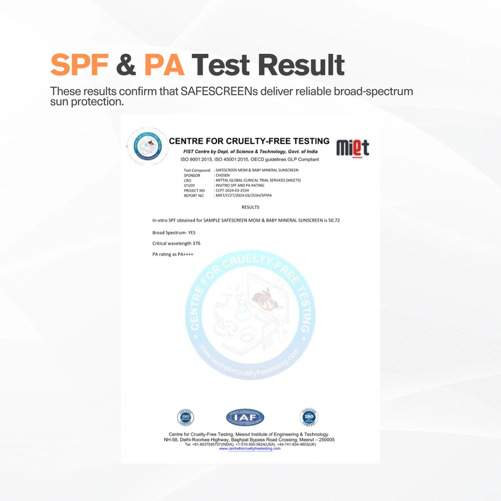 SAFESCREEN® Mom & Baby Mineral Sunscreen SPF 50+