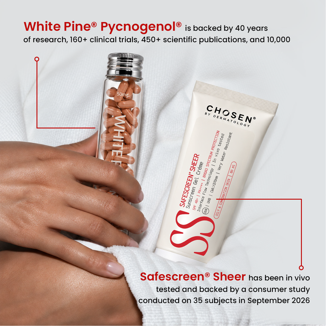 SAFESCREEN® SHEER + White Pine® Pycnogenol