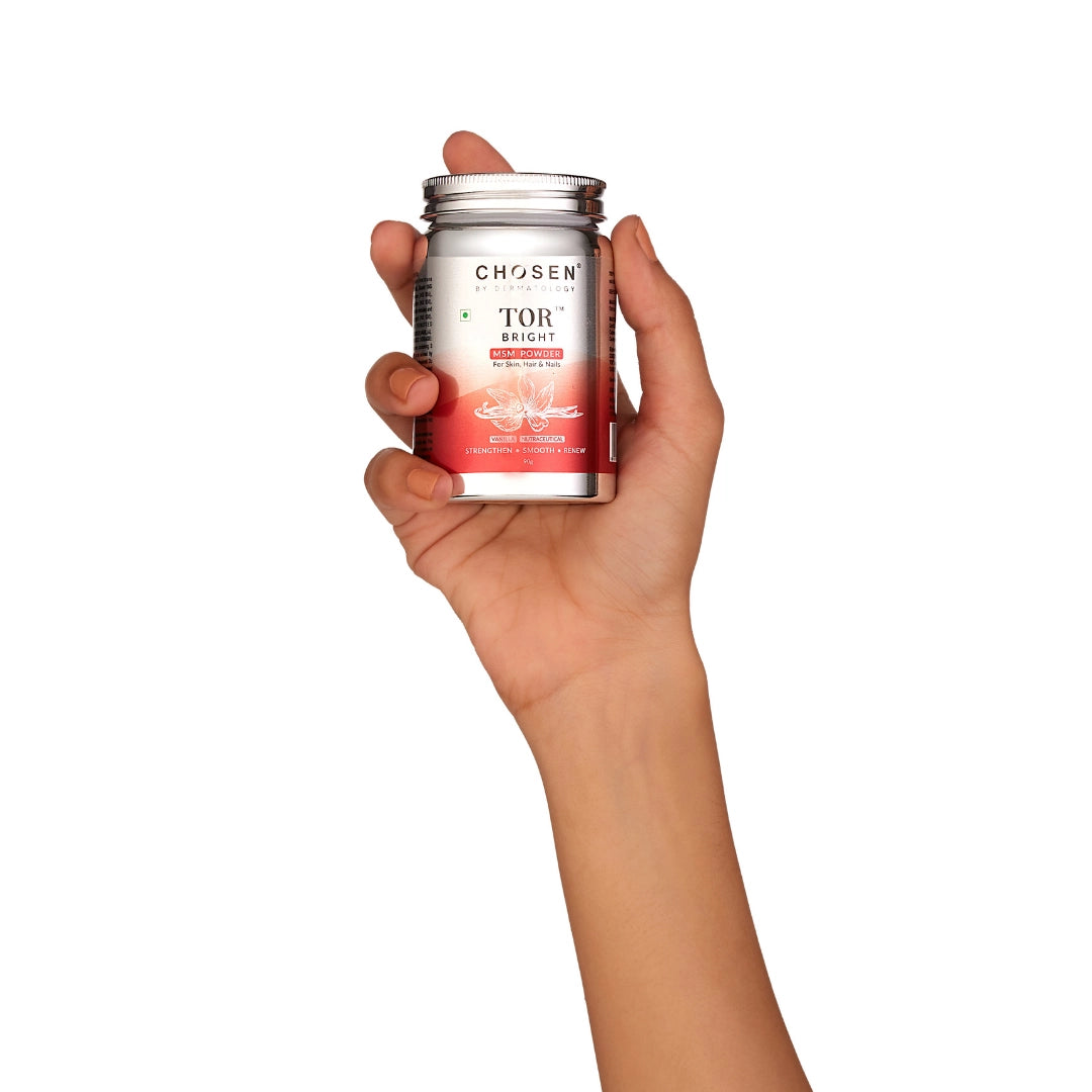 TOR Bright MSM Skin Supplement - Hand Image