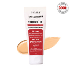 SAFESCREEN® TINTENSE® T1 (Bisque) Tinted Sunscreen Lotion PA++++ SPF 50+