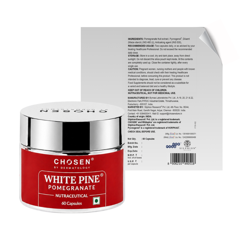 Oral Sunscreen with Pycnogenol + Pomegranate | White Pine