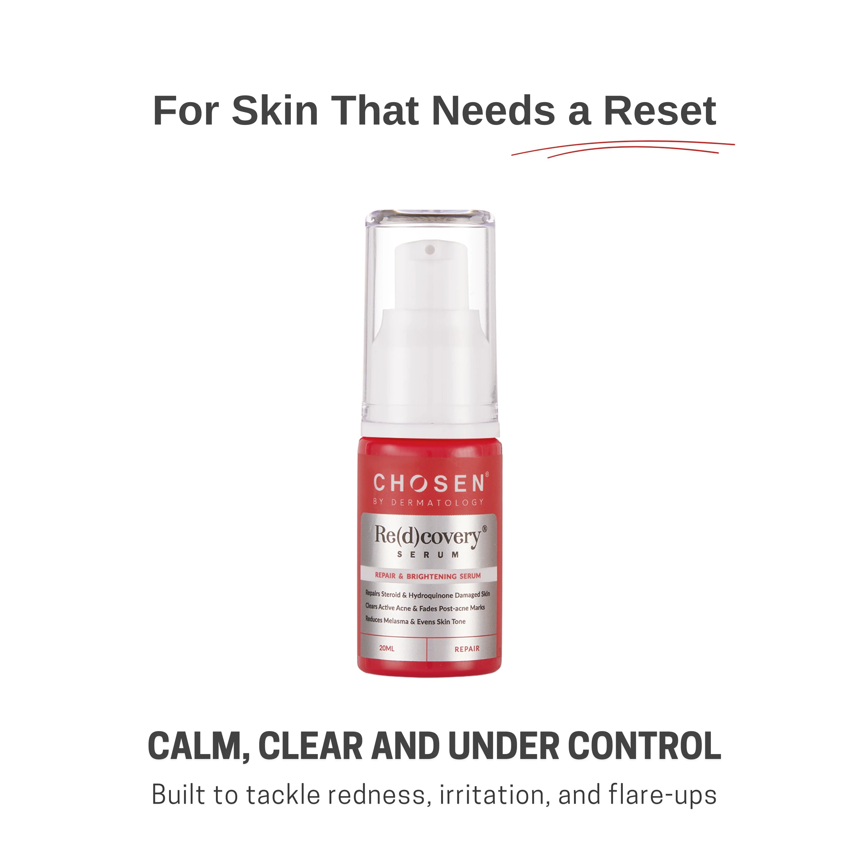 Re(d)covery serum