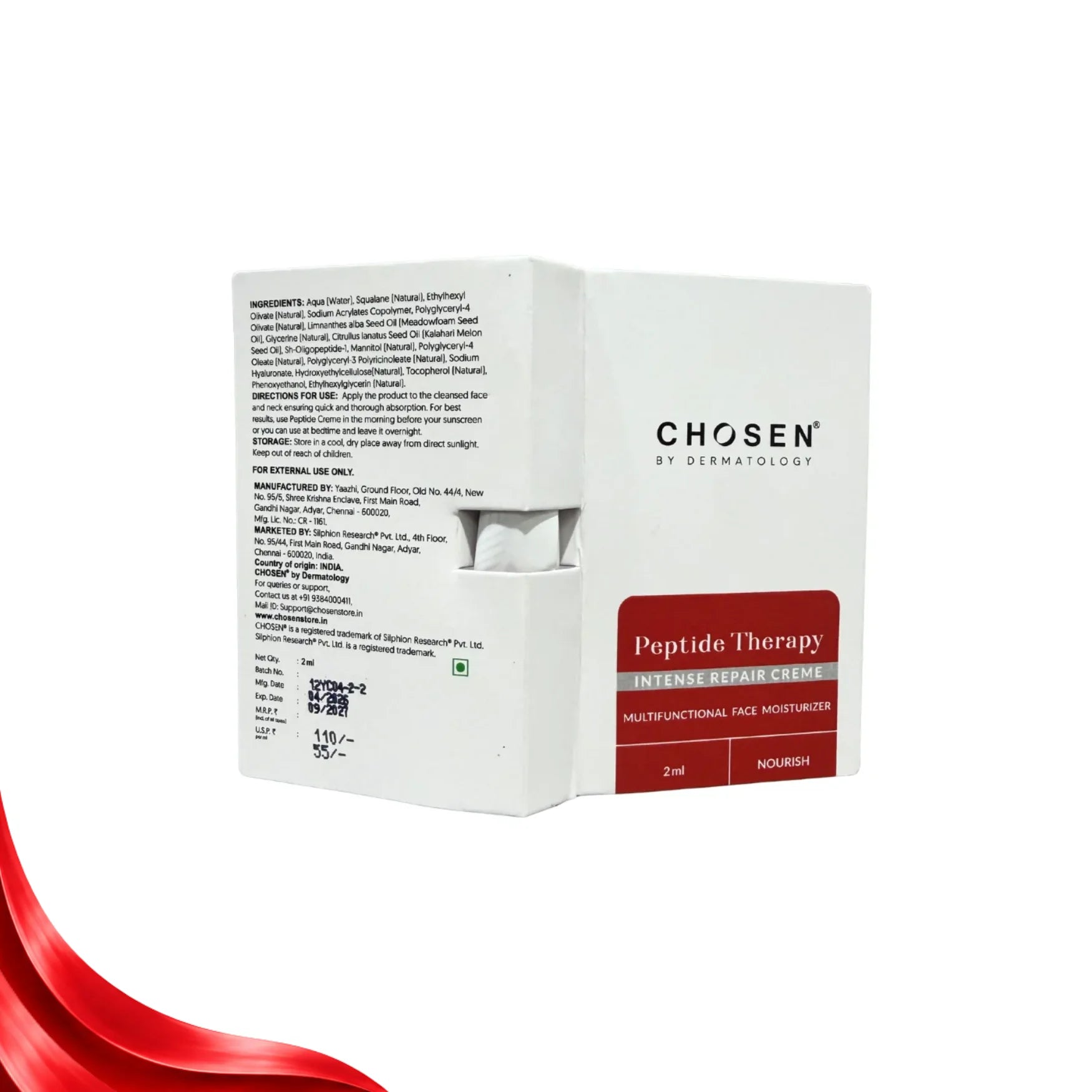 Peptide Therapy Intense Repair Creme 2ml (Redeem with 110 Zola Points)