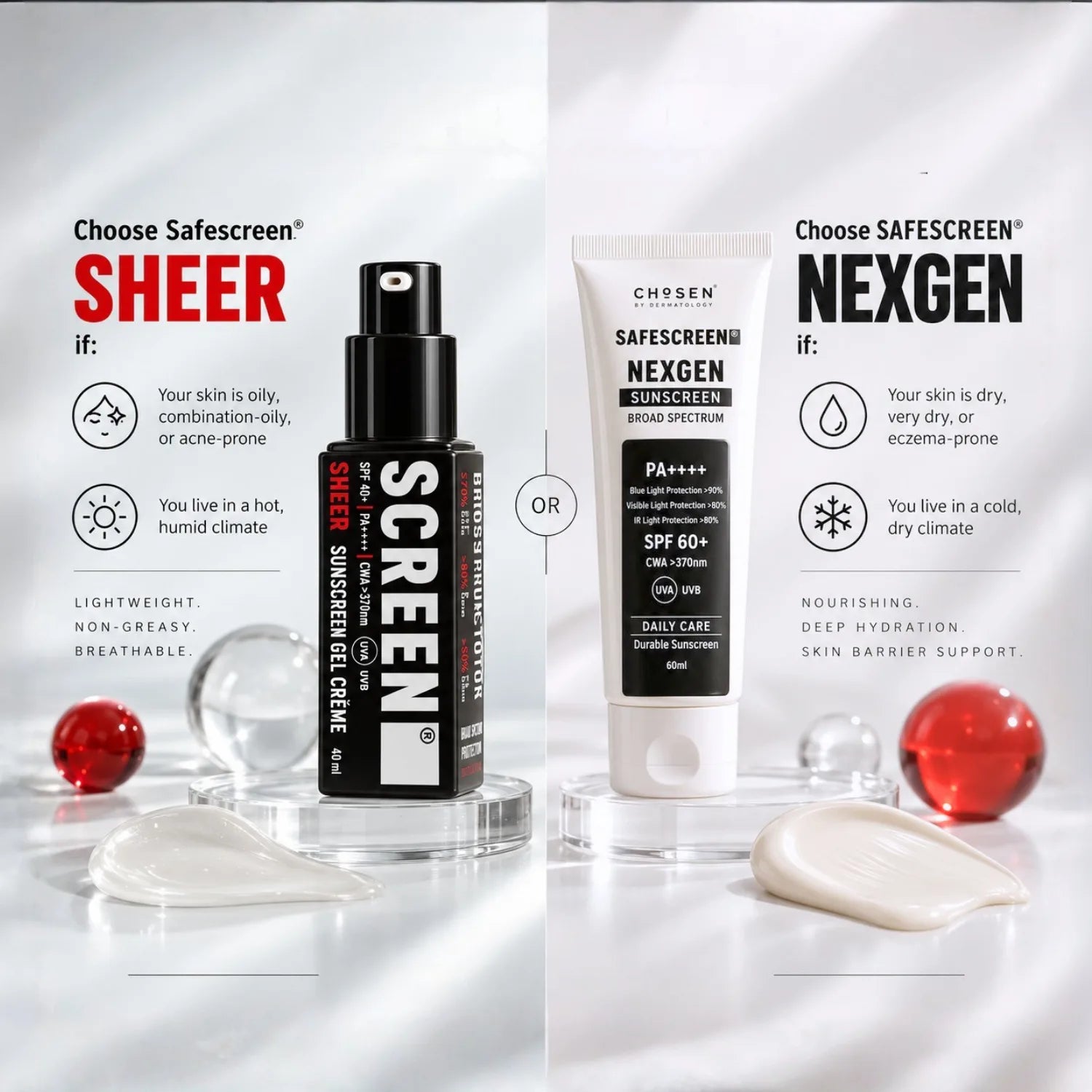 Safescreen Sheer or Nexgen