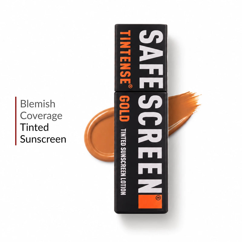 SAFESCREEN® TINTENSE® Gold Tinted Sunscreen Lotion SPF 50+
