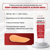 SAFESCREEN® TINTENSE® T3 (Beige) Tinted Sunscreen Lotion PA++++ SPF 40+