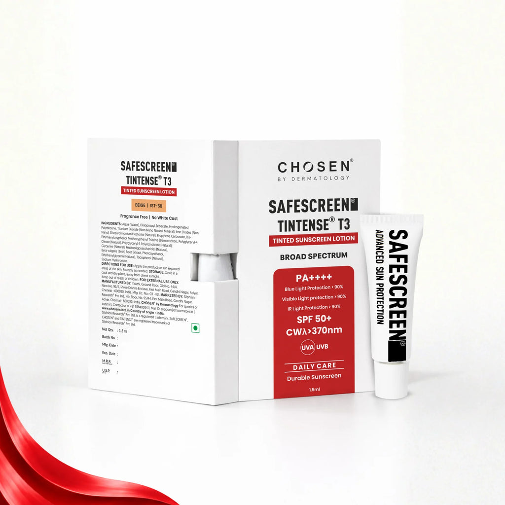 SAFESCREEN TINTENSE T3 (Beige) Mini Pack 1.5ml SPF 40+ (Redeem with 150 Zola Points)